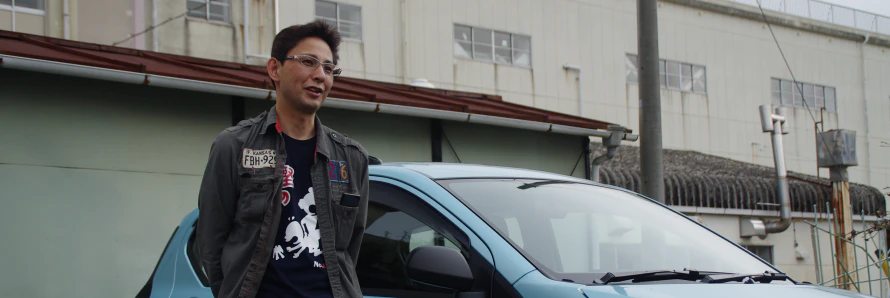 「カーリースカルモくん」の利用者に、サービスを利用してみての感想やカーライフについてインタビュー取材をした内容をまとめた記事のタイトル画像。