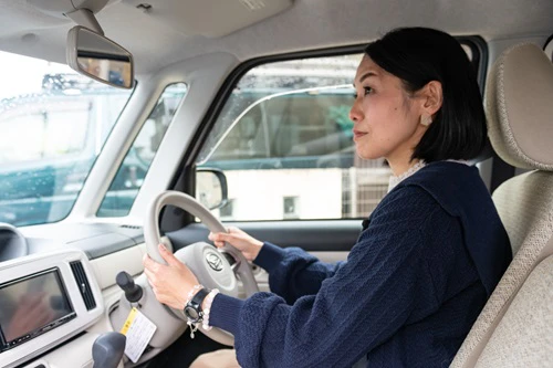 「かわいいデザインと軽自動車とは思えない広さがお気に入り」