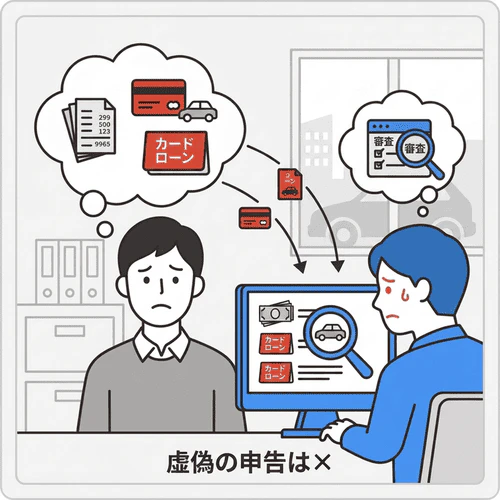 借金があると車のローン審査でわかる？