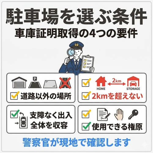 駐車場を選ぶ条件