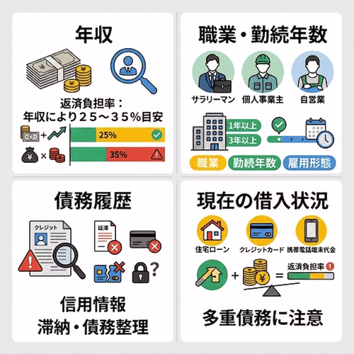 マイカーローン審査では何を見られる？審査内容と通りやすくするポイントを解説