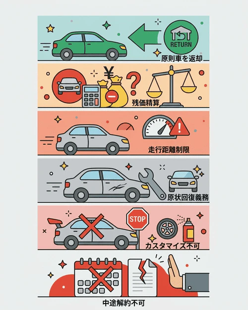 初心者必見!知っておきたいカーリースの注意点とは