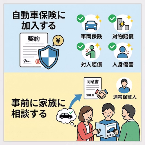 18歳でカーリースを利用する際にやっておきたいこと