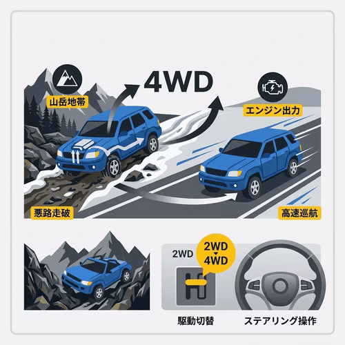 4WD車とはどんな車？ 