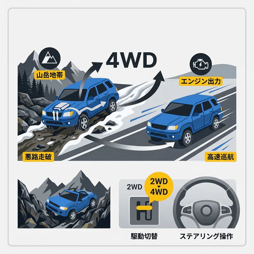 4WD車とはどんな車?