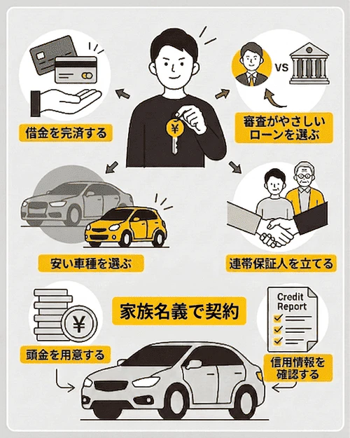 借金があってもローンを組むための対策は？