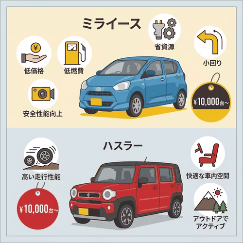 カーリースでは人気車種にいくらで乗れる？