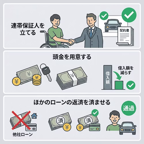 自動車ローンの審査に通りやすくするコツ