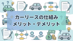 カーリースとは何か、メリット・デメリットや仕組みをわかりやすく解説