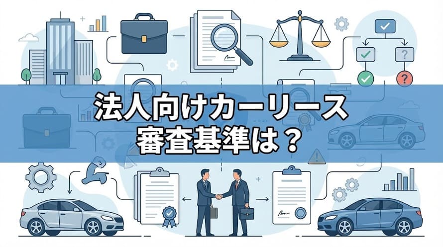 法人向けカーリースの審査について