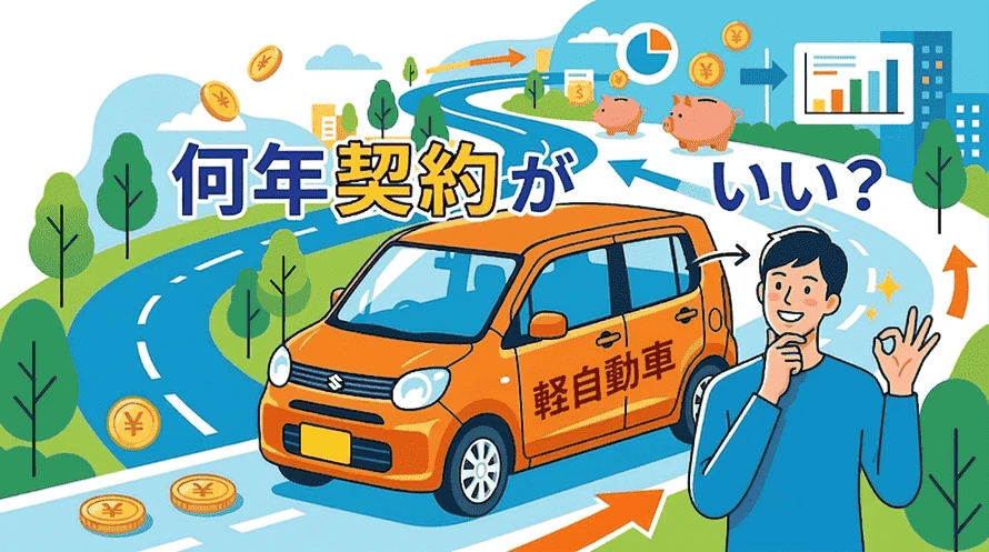 軽自動車の3年リースについて