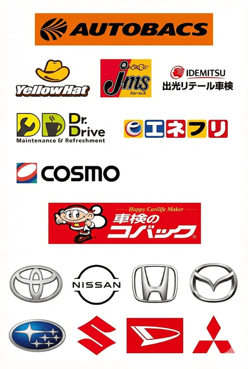 カルモくんは30,000店を超える業者と提携しており、自宅や職場の近くなど、利用者が希望する便利な店舗を選んで車検を依頼できることを解説する画像。