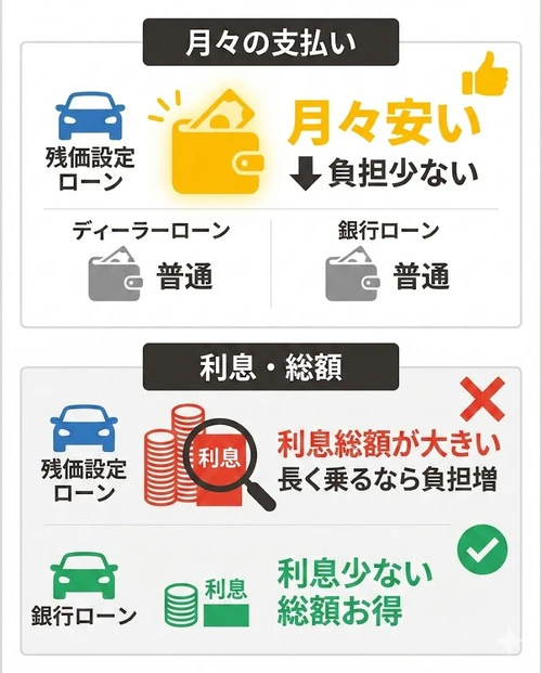 残価設定ローンは本当にお得?