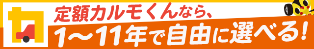 1〜11年で自由に選べる