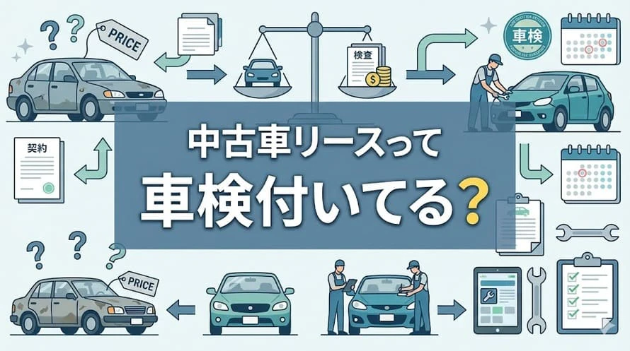 車検込みの中古車リースはある？