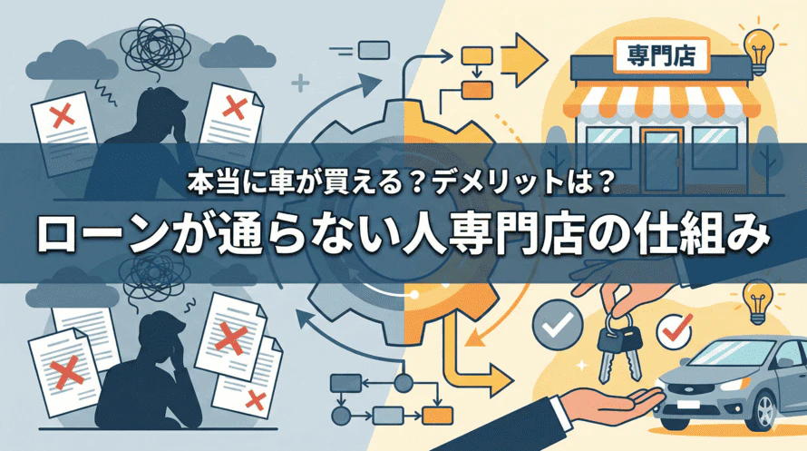 ローンが通らない人専門店とは?買える仕組みや利用者の口コミとデメリットを解説