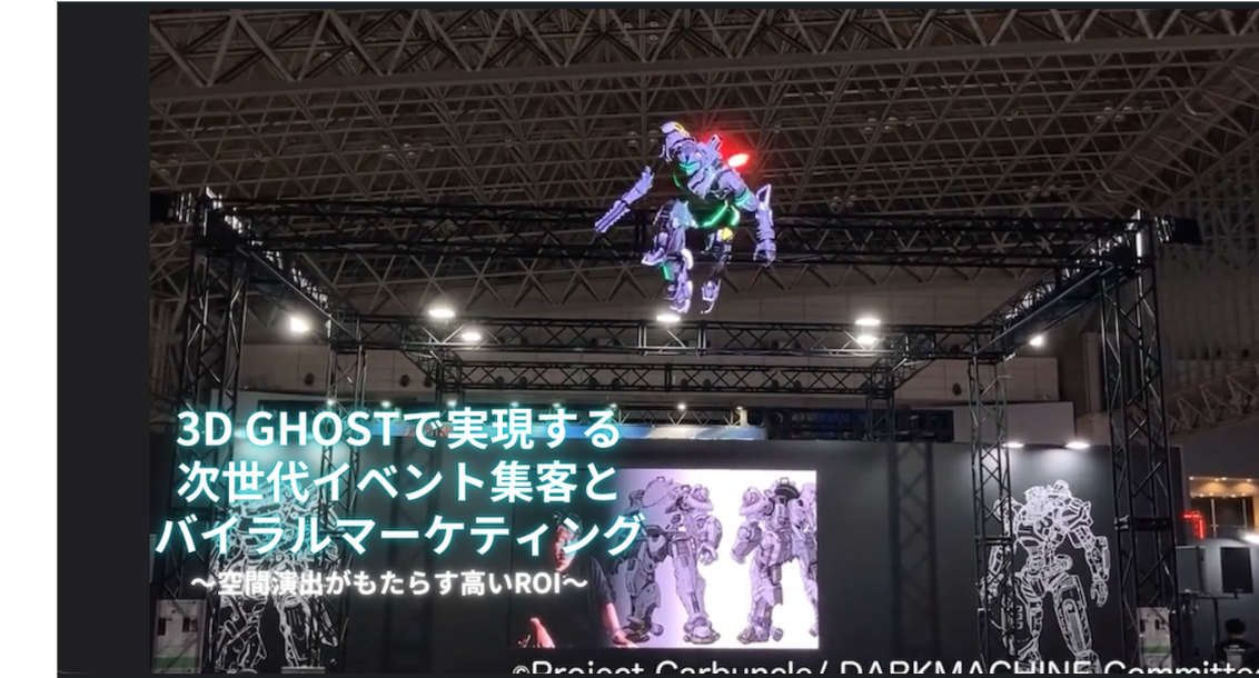 通行人の「3人に1人」が足を止める!高いROIと拡散力を生む3D GHOSTの魅力