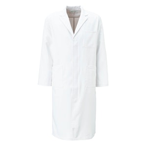 N681 メンズ長袖シングル診察衣