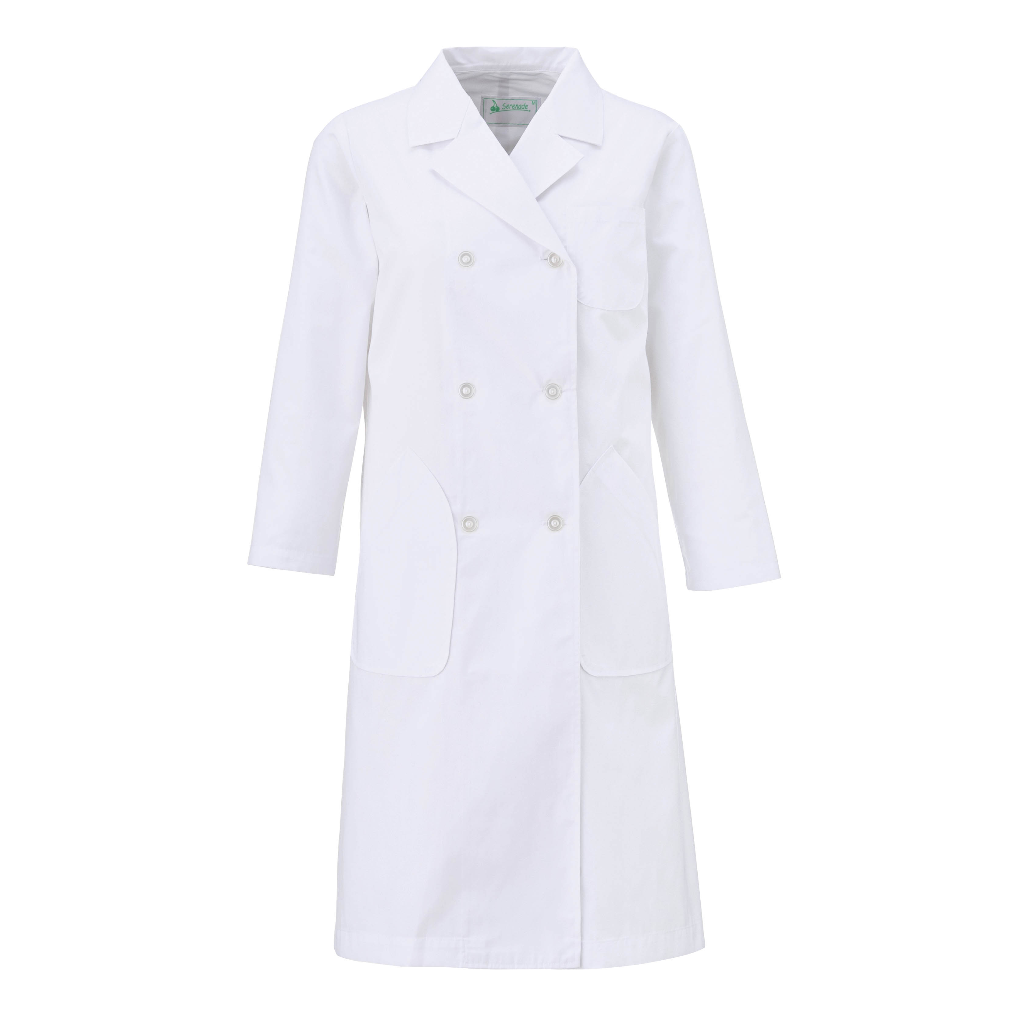 N603 レディース長袖シングル診察衣｜大丸白衣