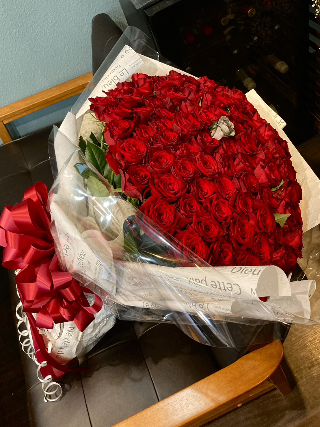 108本のブーケ承ります🌹
