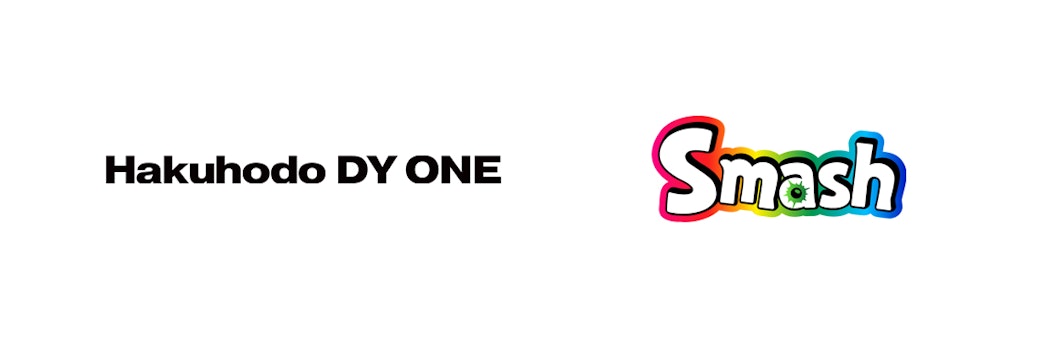 Hakuhodo DY ONEとSmashのロゴ