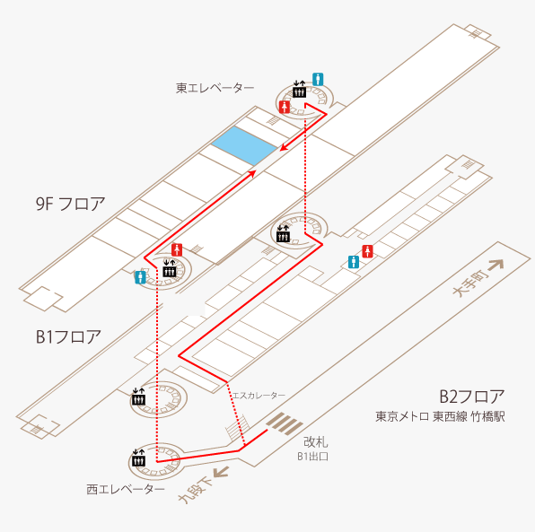 株式会社マイナビグローバルのフロアガイド