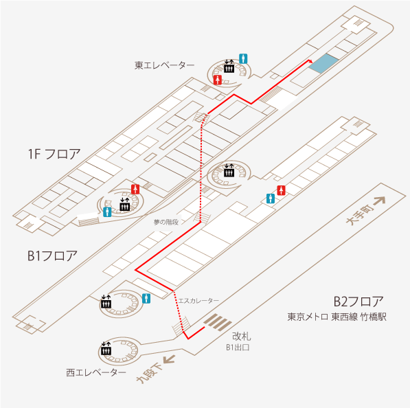 アイング株式会社のフロアガイド