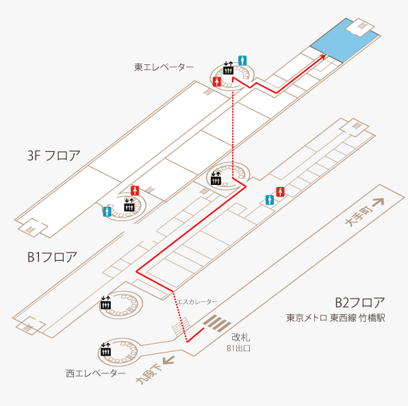 Floor map of 株式会社ファミリーマート 東京第1ディストリクト