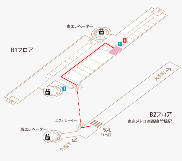 てけてけのフロアガイド