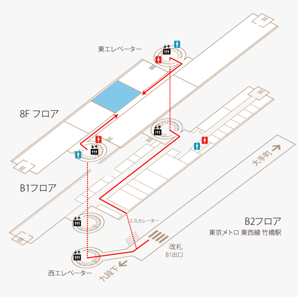 株式会社フライヤーのフロアガイド
