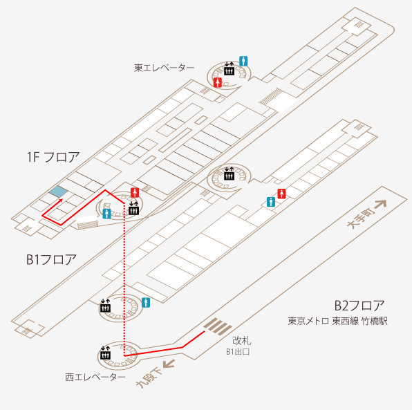株式会社東都春陽堂のフロアガイド