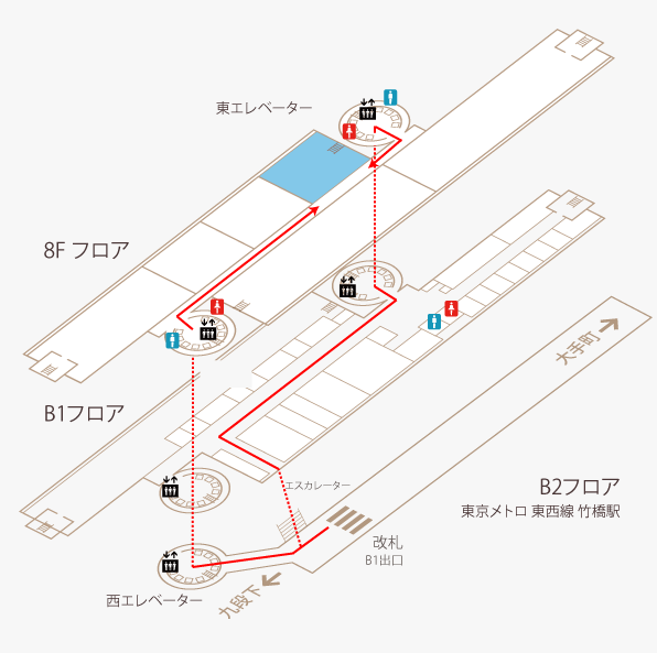 株式会社日本文芸社のフロアガイド