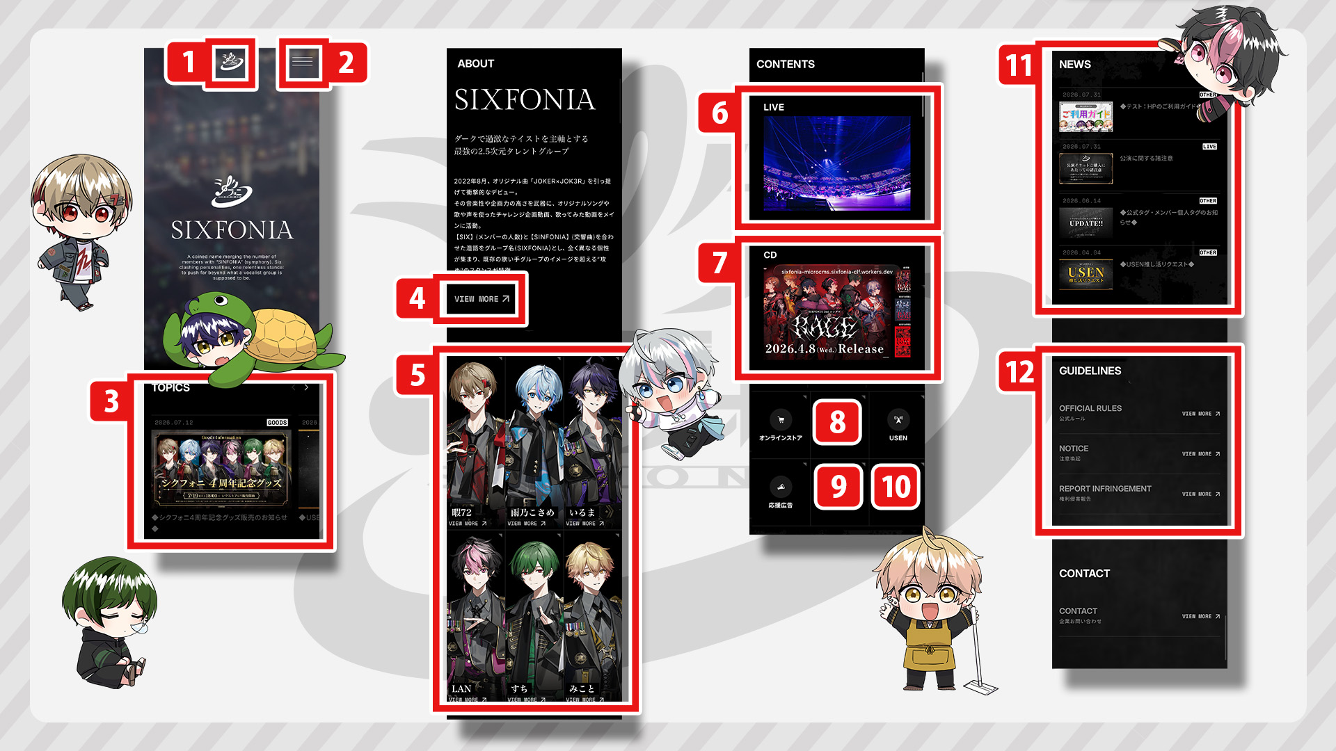 ◇HPのご利用ガイド◇ | SIXFONIA
