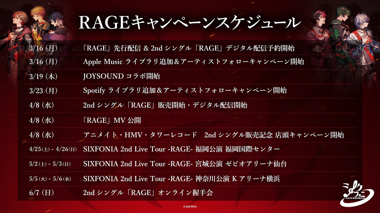 RAGE | SIXFONIA