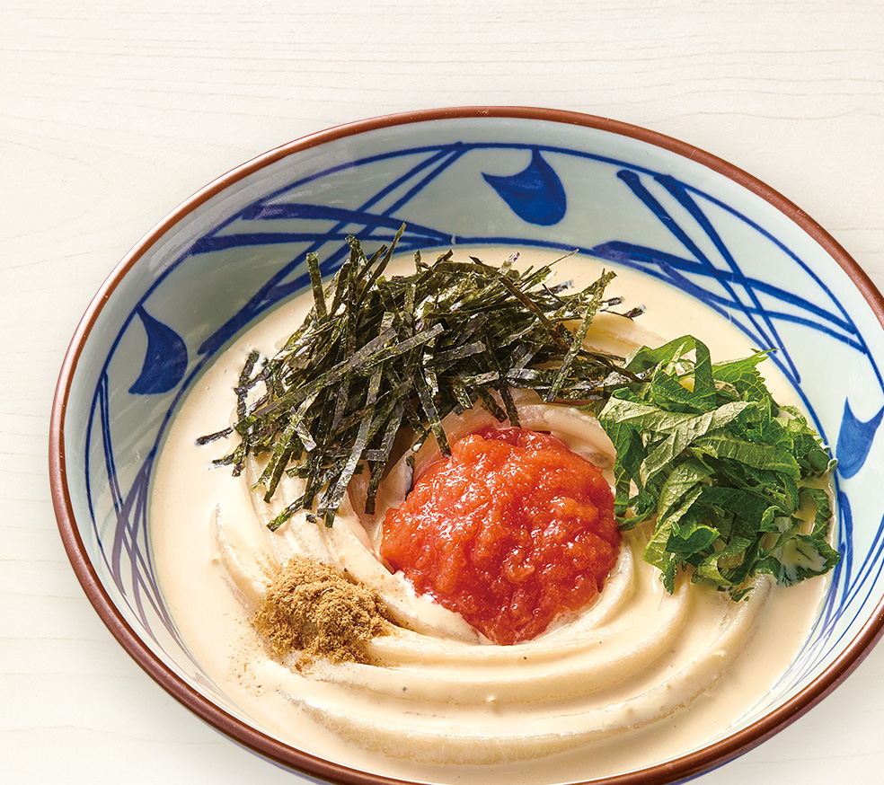 冷やし明太クリームうどん