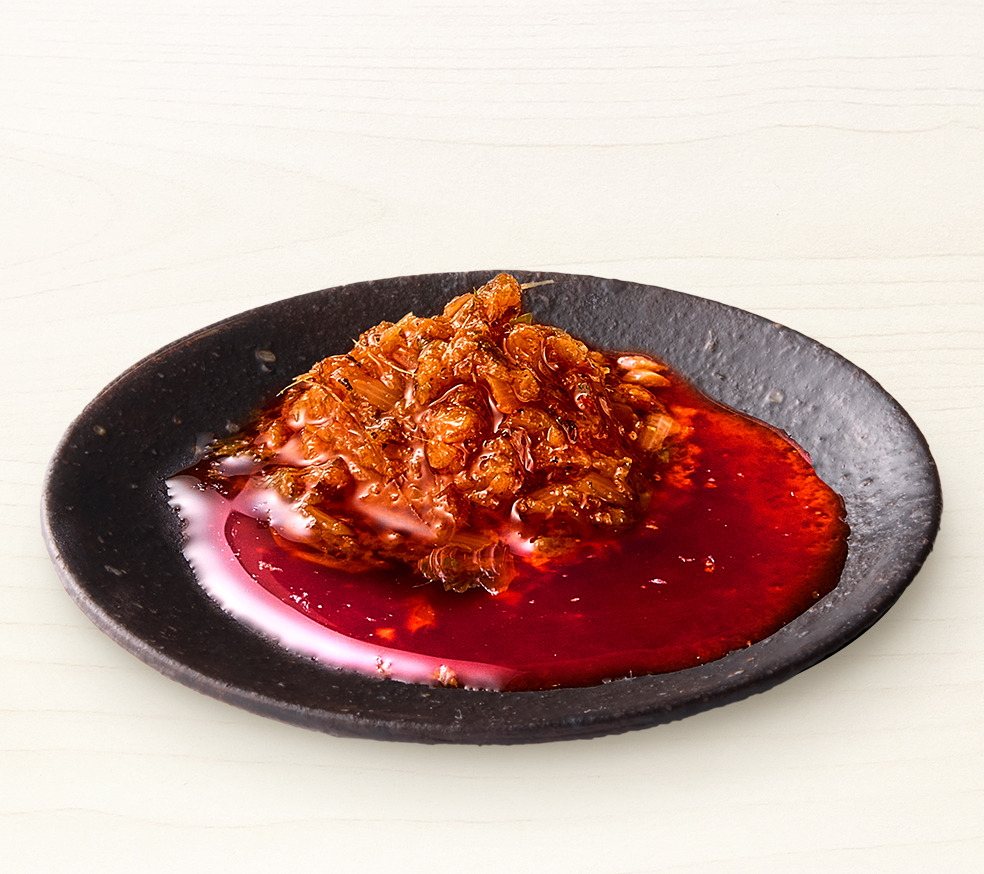 しび辛ラー油｜薬味・トッピング｜ここのうどんは、生きている。丸亀製麺