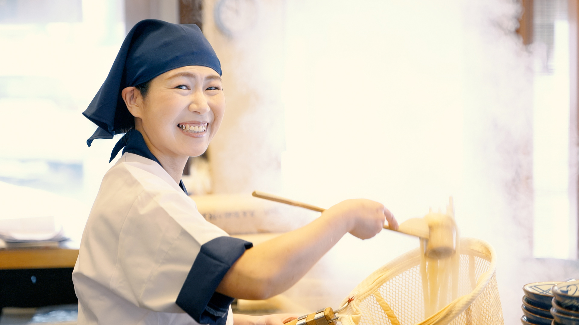 麺職人インタビュー 川原 純恵｜ここのうどんは、生きている。丸亀製麺