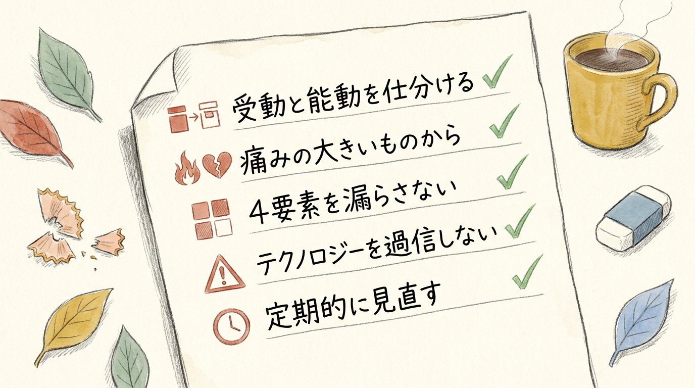 経営者が今日から自社で試せる5つのチェックポイント