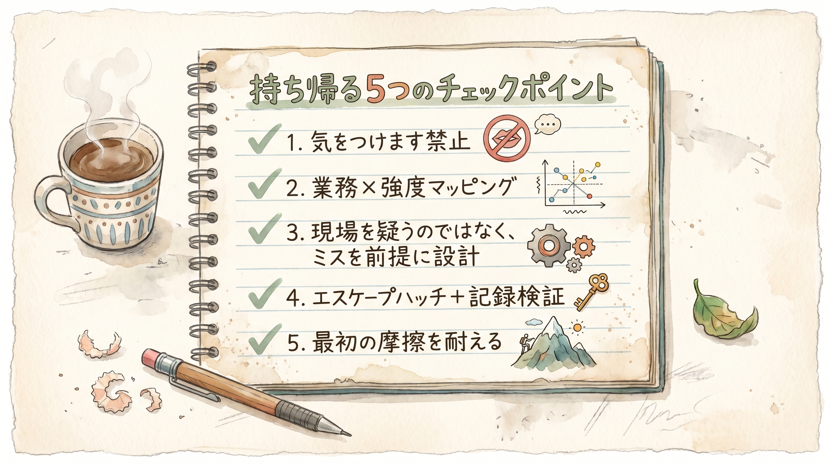経営者が今日から使える5つのチェックポイント