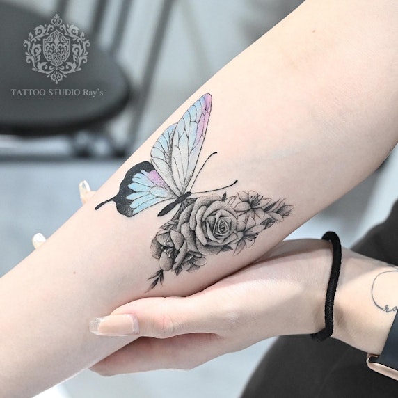 Butterfly × Flower