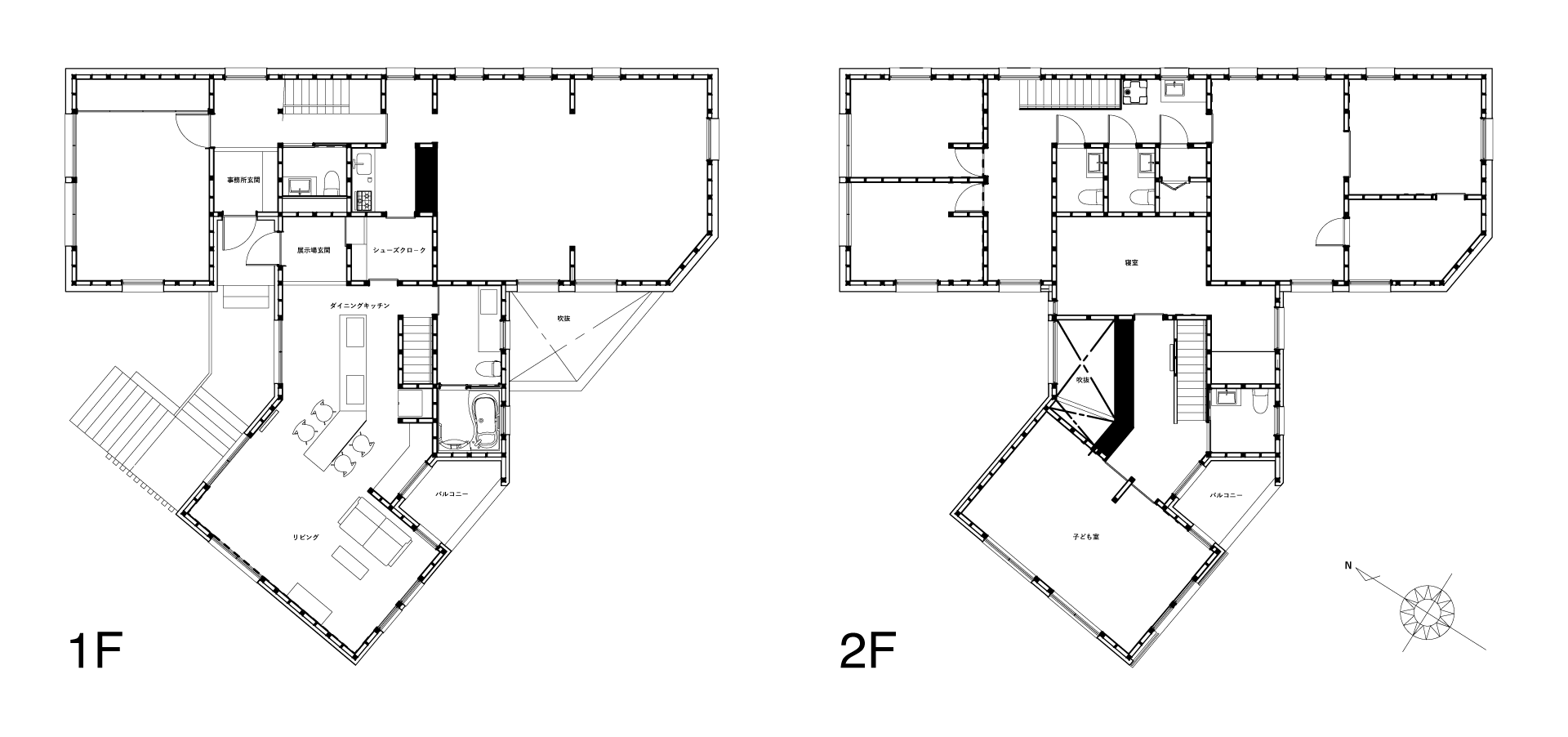 街に開かれた晴れ舞台 - 間取り図 1