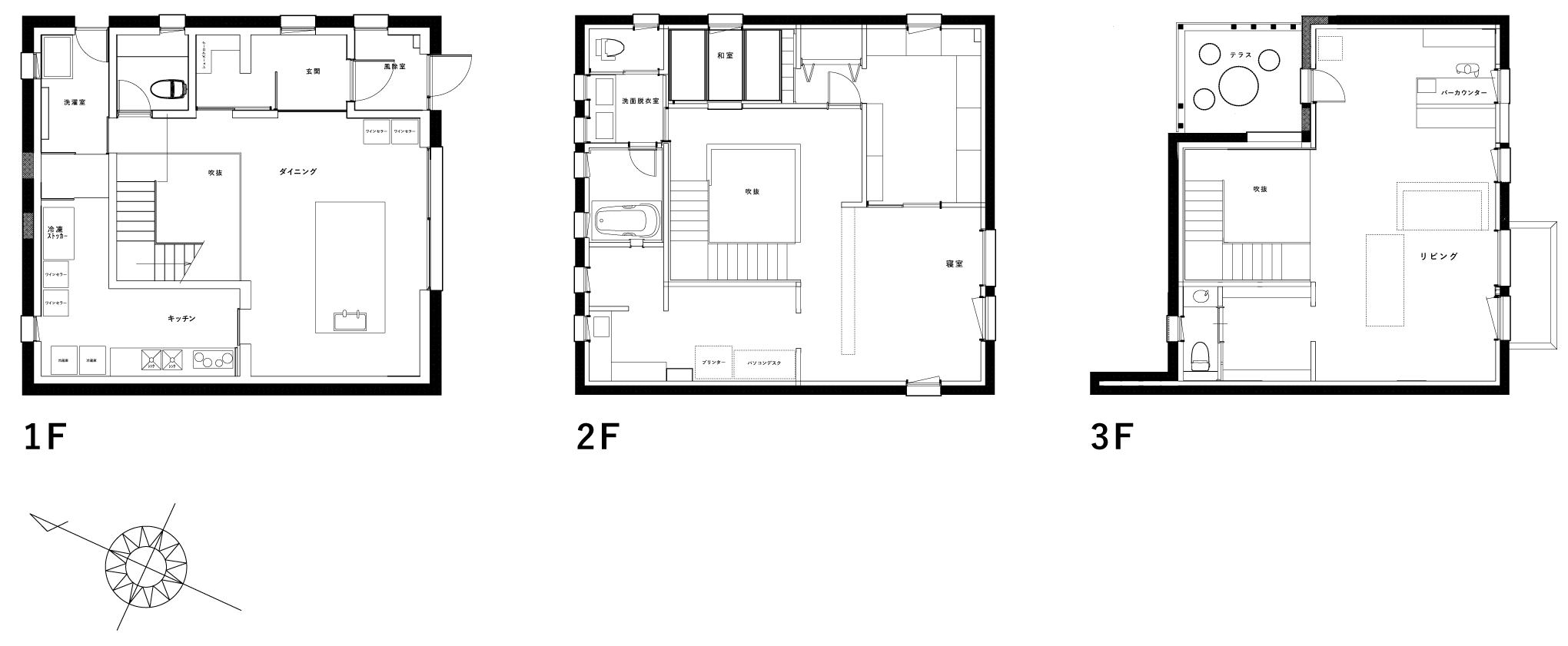 時代を超えて人生に寄り添う家 - 間取り図 1