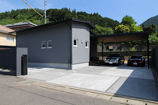 広いリビングと動線にこだわったワンルームの家