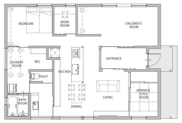 HOME_001 - 間取り図 - ギャラリー 1