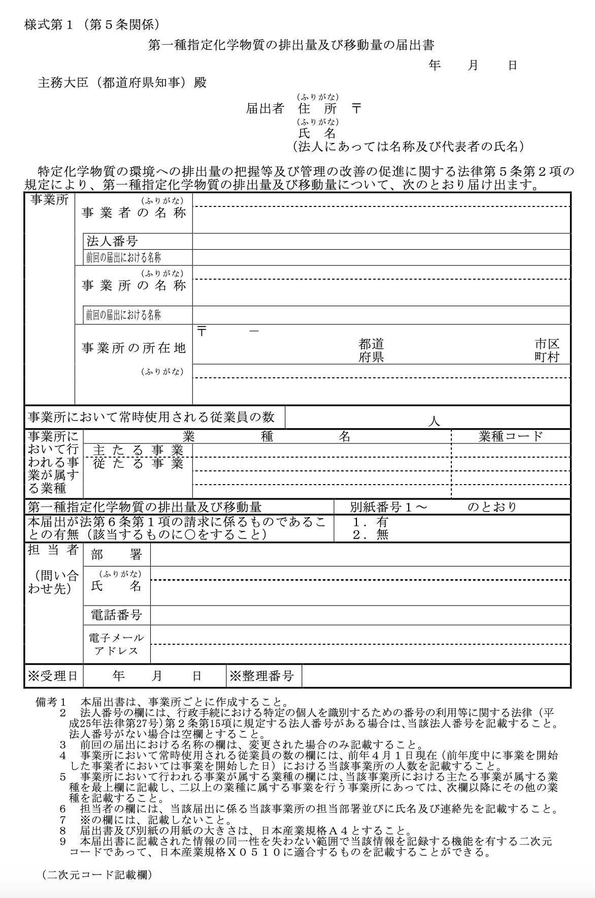 PRTR届出資料1
