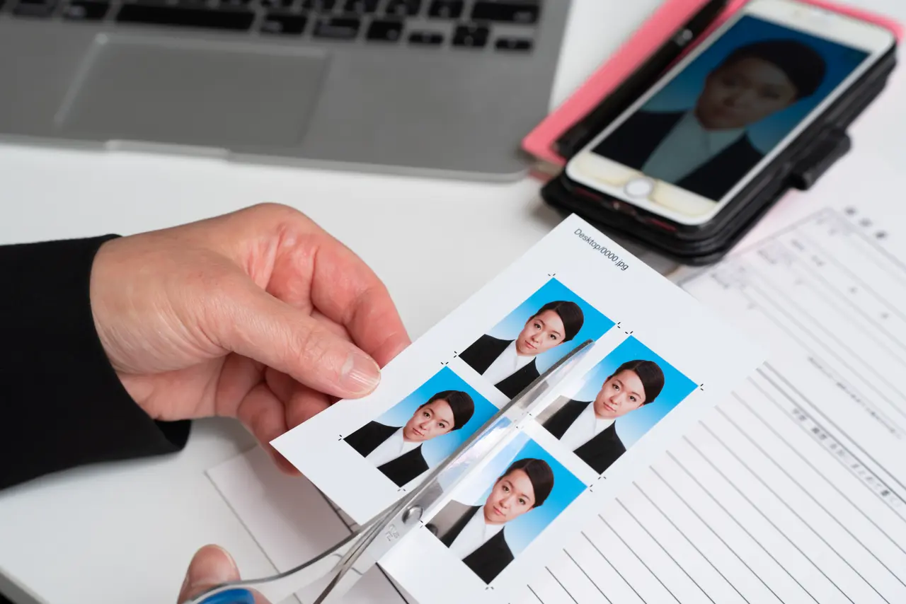 スマホで証明写真を撮影する手順