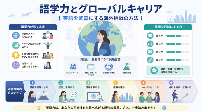 語学力とグローバルキャリア｜英語を武器にする海外挑戦の方法