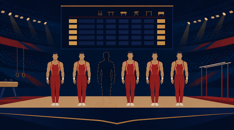 張博恒が世界体操2026欠場｜中国団体と日本の金をDスコアで分析
