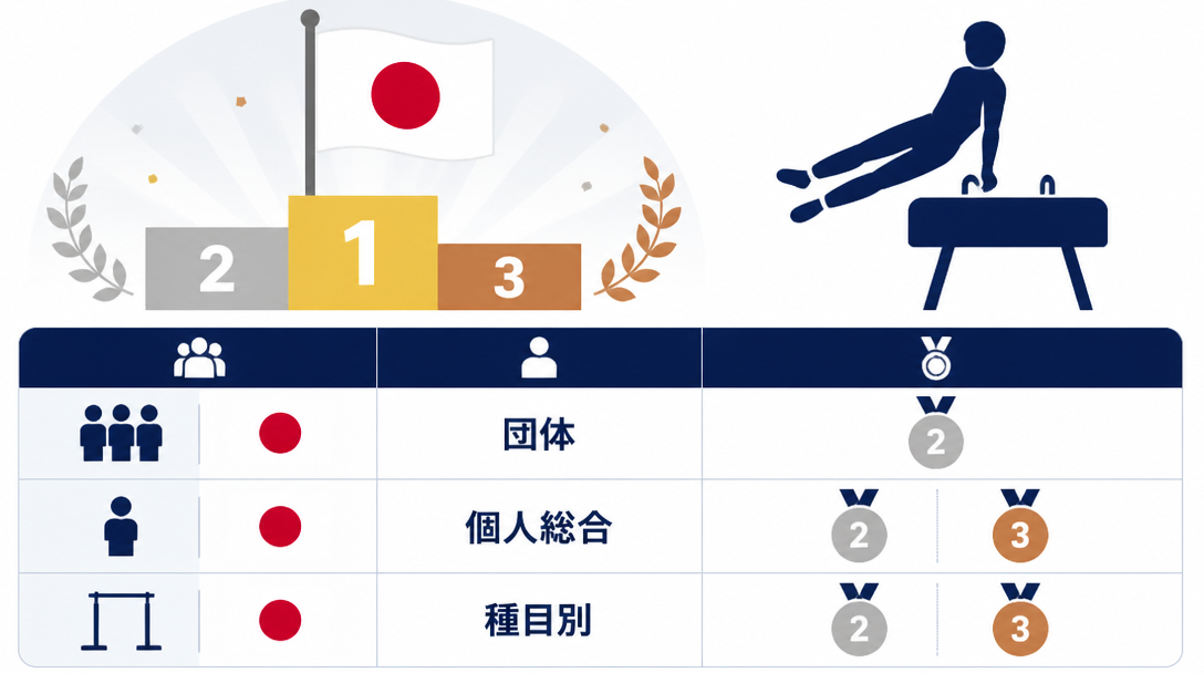 アジア大会2026体操競技の結果概要（9月21〜25日・名古屋）