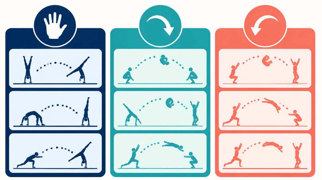 Floor Skill List (Acro): The Three Element Groups